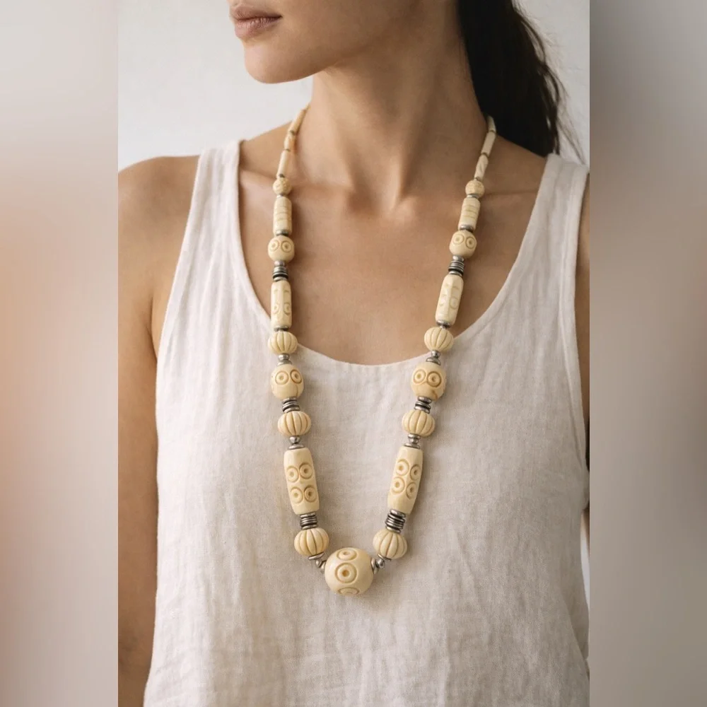 Ivory Tagua Necklace